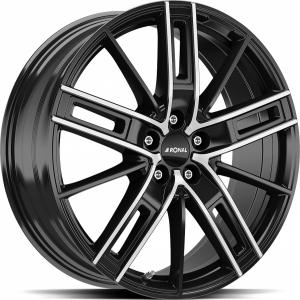 RONAL R67 Jet Black front cut 8x18 5/112 ET30 B66.6 | Alk. 293,88 €