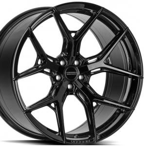 Vossen HF5 Gloss Black 10.5x22 5/120 ET38 B72.6